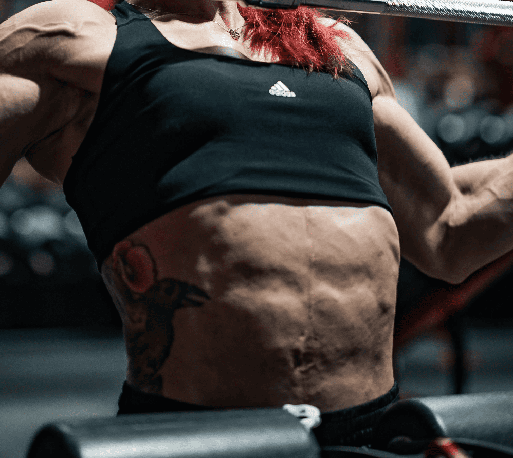 Female 10–12% body fat